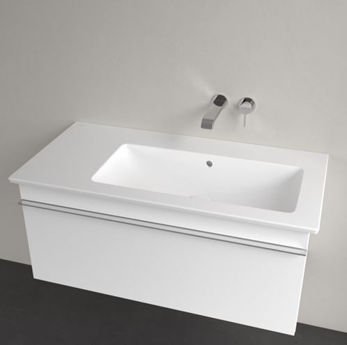VILLEROY & BOCH VENTICELLO umyvadlo 100 cm, s přepadem, CeramicPlus, alpská bílá 4134R3R1 Obrázek - fotka
