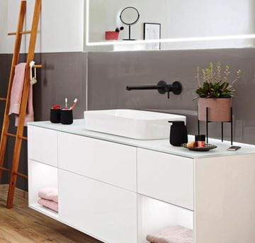 VILLEROY & BOCH FINION umyvadlo na desku 60 cm, bez přepadu, CeramicPlus, alpská bílá 414361R1 Obrázek - fotka