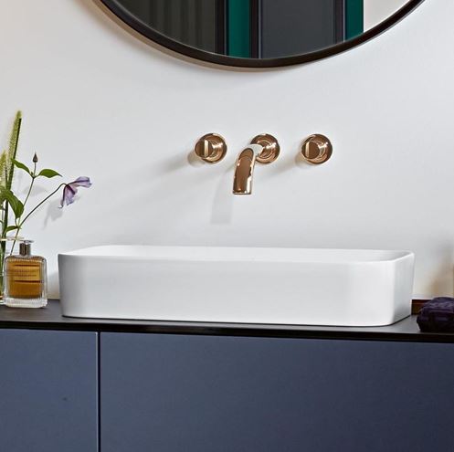 VILLEROY & BOCH FINION umyvadlo na desku 60 cm, bez přepadu, CeramicPlus, alpská bílá 414361R1 Obrázek - fotka