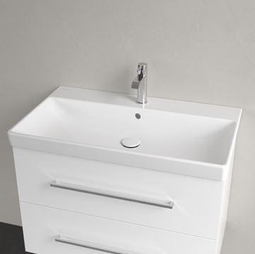 VILLEROY & BOCH AVENTO umyvadlo 80 cm, s otvorem pro baterii a přepadem, alpská bílá 41568001 Obrázek - fotka