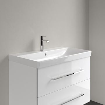 VILLEROY & BOCH AVENTO umyvadlo 80 cm, s otvorem pro baterii a přepadem, alpská bílá 41568001 Obrázek - fotka
