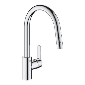 GROHE GET dřezová baterie, s vytahovací sprškou, chrom