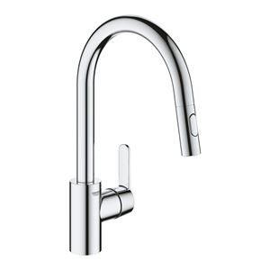 GROHE GET dřezová baterie, s vytahovací sprškou, chrom