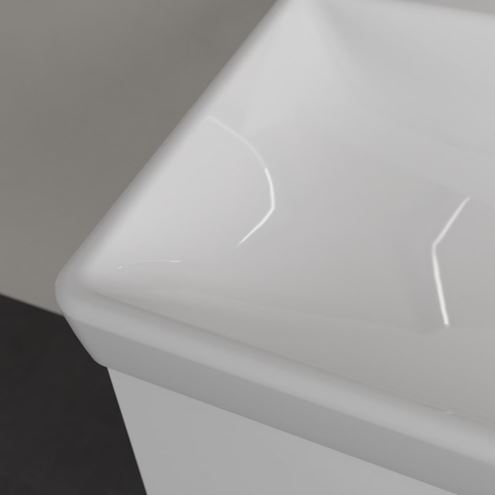 VILLEROY & BOCH AVENTO umyvadlo 100 cm, se 2 otvory pro baterie a přepadem, CeramicPlus, alpská bílá 4156A4R1 Obrázek - fotka