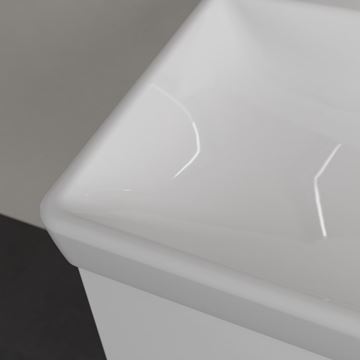 VILLEROY & BOCH AVENTO umyvadlo 100 cm, se 2 otvory pro baterie a přepadem, CeramicPlus, alpská bílá 4156A4R1 Obrázek - fotka