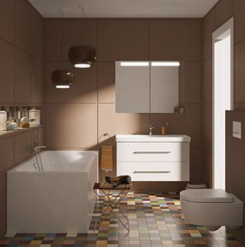 VILLEROY & BOCH AVENTO umyvadlo 100 cm, s otvorem pro baterii a přepadem, CeramicPlus, alpská bílá 4156A5R1 Obrázek - fotka
