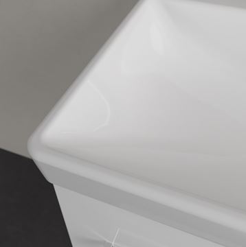 VILLEROY & BOCH AVENTO umyvadlo 60 cm, s otvorem pro baterii a přepadem, alpská bílá 41586001 Obrázek - fotka