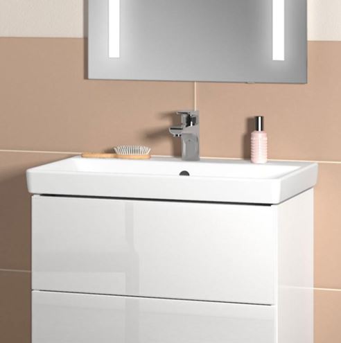 VILLEROY & BOCH AVENTO umyvadlo 65 cm, s otvorem pro baterii a přepadem, alpská bílá 41586501 Obrázek - fotka