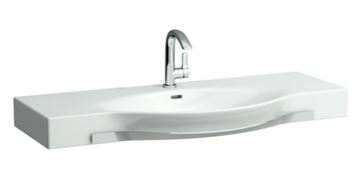 LAUFEN PALACE umyvadlo 120 cm, s otvorem pro baterii a přepadem, s držákem na ručník
