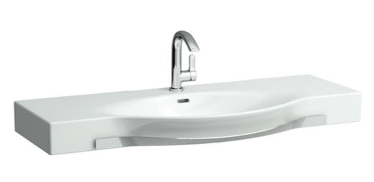 LAUFEN PALACE umyvadlo 120 cm, s otvorem pro baterii a přepadem, s držákem na ručník H8127040001041 Obrázek - Hlavní obrázek