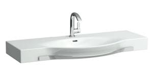 LAUFEN PALACE umyvadlo 120 cm, s otvorem pro baterii a přepadem, s držákem na ručník