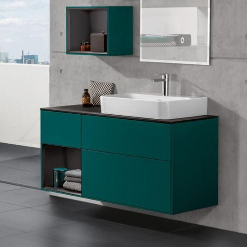 VILLEROY & BOCH FINION umyvadlo na desku 60 cm, s otvorem pro baterii, bez přepadu, CeramicPlus, alpská bílá 41686LR1 Obrázek - fotka