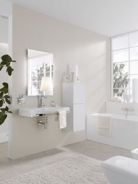 LAUFEN PALACE umyvadlo 90 cm, s otvorem pro baterii a přepadem, s držákem na ručník H8127020001041 Obrázek - fotka