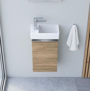 VILLEROY & BOCH AVENTO umývátko 36 cm, s otvorem pro baterii vlevo, bez přepadu, alpská bílá 43003R01 Obrázek - fotka