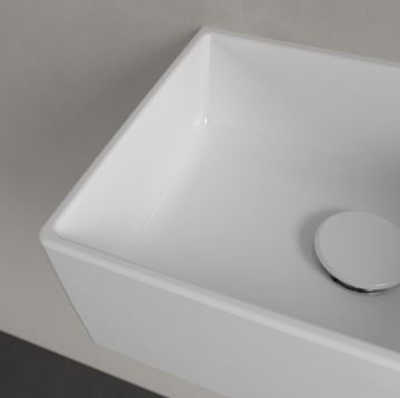 VILLEROY & BOCH MEMENTO 2.0 umývátko 40 cm, s otvorem pro baterii vpravo, bez přepadu, alpská bílá 43234001 Obrázek - fotka