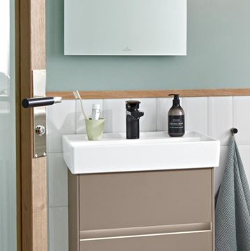 VILLEROY & BOCH COLLARO umyvadlo 50 cm, s otvorem pro baterii a přepadem, alpská bílá 43345001 Obrázek - fotka