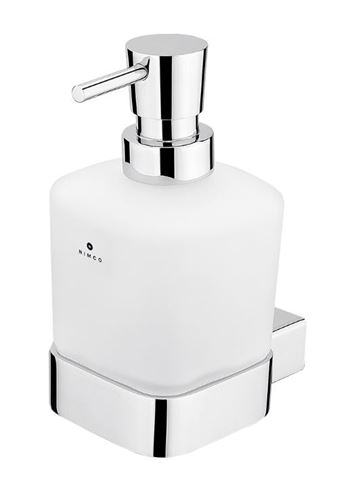 NIMCO KIBO dávkovač tekutého mýdla 300 ml, nástěnný, sklo, chrom KI 14031C-26 Obrázek - Hlavní obrázek