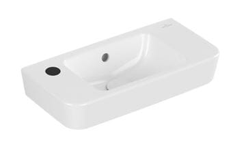 VILLEROY & BOCH O.NOVO umývátko 50 cm, s otvorem pro baterii vlevo a přepadem, alpská bílá