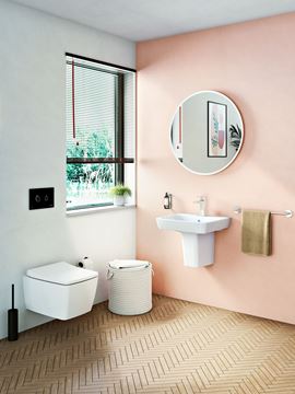 VITRA METROPOLE umyvadlo 50 cm, s otvorem a přepadem, VitrAhygiene 5661B003-0001 Obrázek - fotka