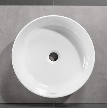 VILLEROY & BOCH COLLARO umyvadlová mísa 40 cm, bez přepadu, CeramicPlus, alpská bílá 4A1840R1 Obrázek - fotka
