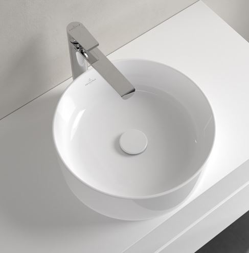 VILLEROY & BOCH COLLARO umyvadlová mísa 40 cm, bez přepadu, CeramicPlus, alpská bílá 4A1840R1 Obrázek - fotka