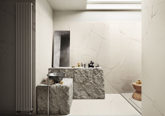 IMOLA THE ROOM dlažba 120x278 cm, mat, statuario vena piccola white STA VP6 278 RM Obrázek - fotka