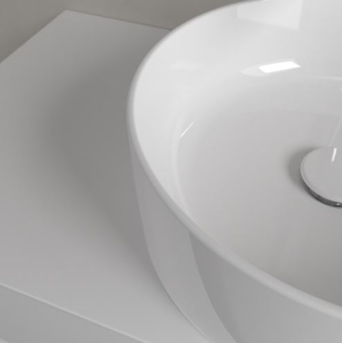 VILLEROY & BOCH COLLARO umyvadlová mísa 40 cm, bez přepadu, alpská bílá 4A184001 Obrázek - fotka
