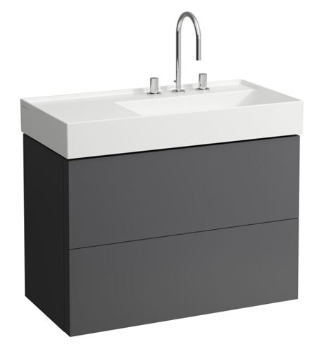KARTELL BY LAUFEN umyvadlo 90 cm, s otvorem pro baterii, bez přepadu H8103390001111 Obrázek - fotka