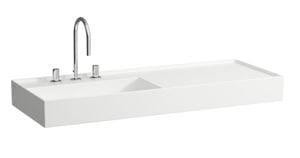 KARTELL BY LAUFEN umyvadlo 120 cm, s otvorem pro baterii, bez přepadu, LCC
