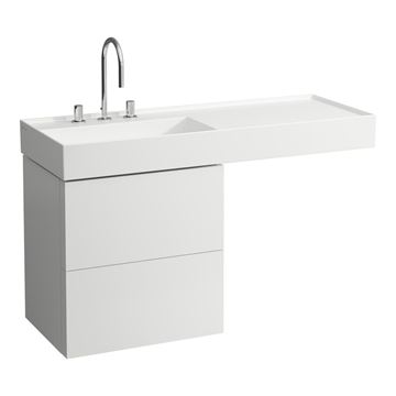 KARTELL BY LAUFEN umyvadlo 120 cm, s otvorem pro baterii, bez přepadu, LCC H8133324001111 Obrázek - fotka