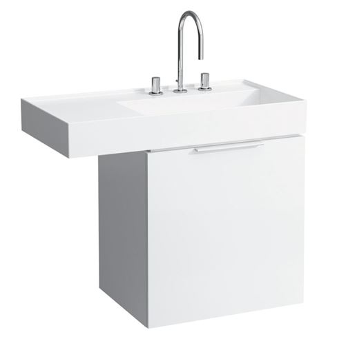 KARTELL BY LAUFEN umyvadlo 90 cm, s otvorem pro baterii, bez přepadu H8103380001111 Obrázek - fotka