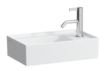 KARTELL BY LAUFEN umývátko 46 cm, s otvorem pro baterii vpravo, bez přepadu