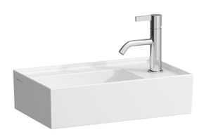 KARTELL BY LAUFEN umývátko 46 cm, s otvorem pro baterii vpravo, bez přepadu, LCC