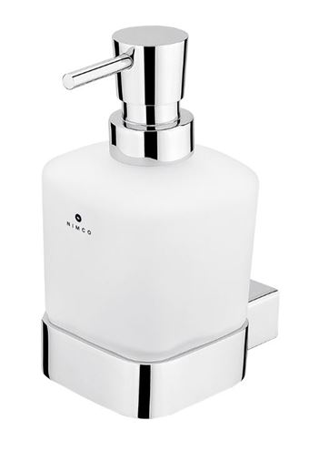 NIMCO KIBO dávkovač tekutého mýdla 300 ml, nástěnný, sklo, chrom KI 14031C-T-26 Obrázek - Hlavní obrázek