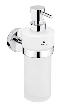 NIMCO UNIX dávkovač tekutého mýdla 250 ml, nástěnný, sklo, chrom