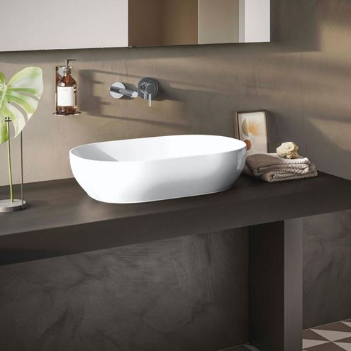 VITRA OUTLINE umyvadlová mísa 59 cm, bez přepadu, VitrAhygiene 5995B403-0016 Obrázek - fotka