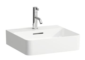 LAUFEN VAL umývátko 45 cm, s otvorem pro baterii a přepadem