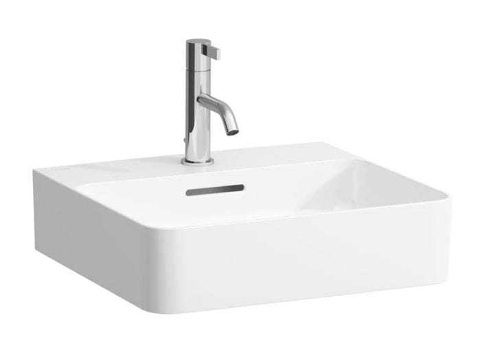 LAUFEN VAL umývátko 45 cm, s otvorem pro baterii a přepadem H8152810001041 Obrázek - Hlavní obrázek