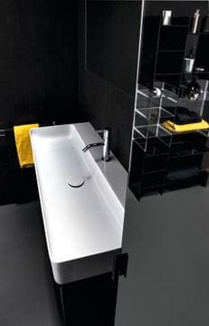 LAUFEN VAL umyvadlo na desku 95 cm, s přepadem, broušené H8162870001091 Obrázek - fotka