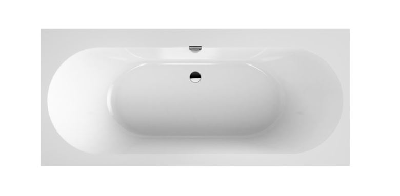 VILLEROY & BOCH OBERON 2.0 vana 180x80 cm, pro 2 osoby, s nožičkami, quaryl UBQ180OBR2DV-01 Obrázek - Hlavní obrázek