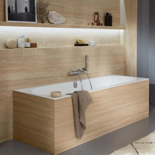 VILLEROY & BOCH OBERON 2.0 vana 180x80 cm, pro 2 osoby, s nožičkami, quaryl UBQ180OBR2DV-01 Obrázek - fotka