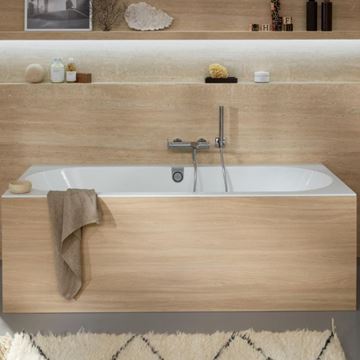 VILLEROY & BOCH OBERON 2.0 vana 180x80 cm, pro 2 osoby, s nožičkami, quaryl UBQ180OBR2DV-01 Obrázek - fotka