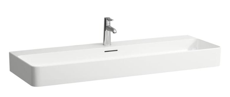 LAUFEN VAL umyvadlo 120 cm, s otvorem pro baterii a přepadem H8102890001041 Obrázek - Hlavní obrázek