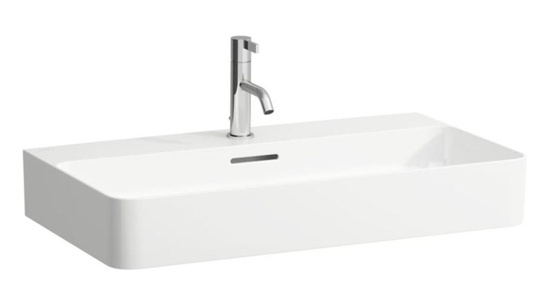 LAUFEN VAL umyvadlo 75 cm, s otvorem pro baterii a přepadem H8102850001041 Obrázek - Hlavní obrázek