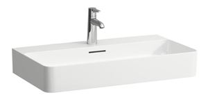LAUFEN VAL umyvadlo na desku 75 cm, s otvorem pro baterii a přepadem, broušené, LCC