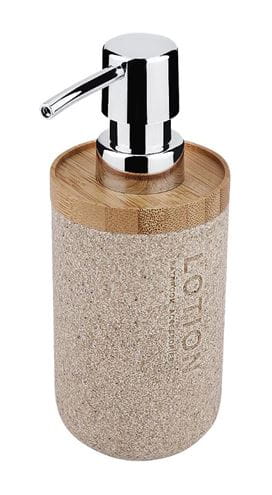 NIMCO KORA dávkovač tekutého mýdla 270 ml, polyresin, pískově béžová/bambus KO 24031-86 Obrázek - Hlavní obrázek