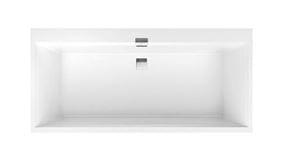 VILLEROY & BOCH SQUARO EDGE 12 vana 160x75 cm, pro 2 osoby, s nožičkami, quaryl