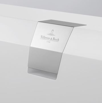 VILLEROY & BOCH SQUARO EDGE 12 vana 160x75 cm, pro 2 osoby, s nožičkami, quaryl UBQ160SQE2DV-01 Obrázek - fotka