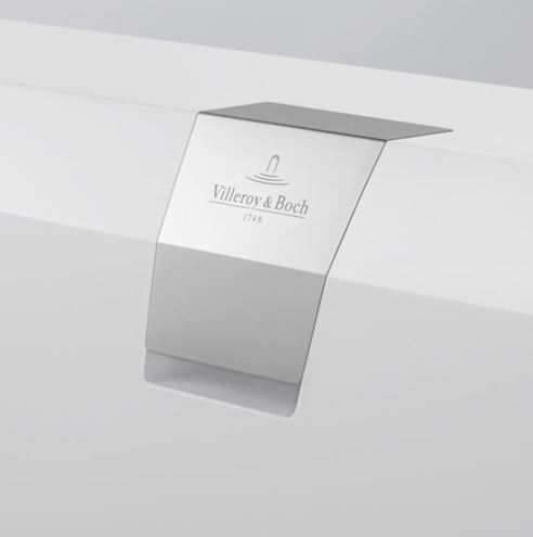 VILLEROY & BOCH SQUARO EDGE 12 vana 160x75 cm, pro 2 osoby, s nožičkami, quaryl UBQ160SQE2DV-01 Obrázek - fotka