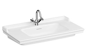 VITRA VALARTE VANITY umyvadlo 100 cm, s otvorem pro baterii a přepadem, VitrAhygiene